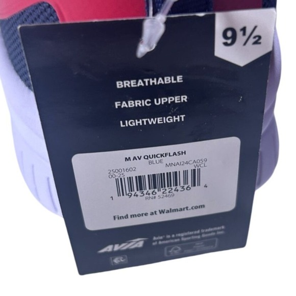 Avia Athletic Shoes Mens Size 9.5 Breathable Lightweight Running Sneakers - Picture 8 of 9